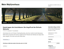 Tablet Screenshot of blog.jens-bertrams.de